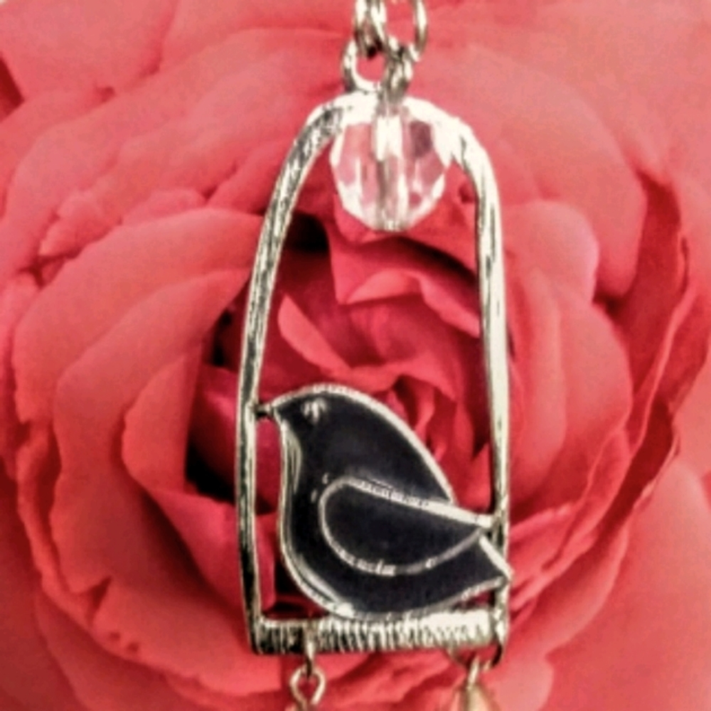 Bird In Cage Necklace